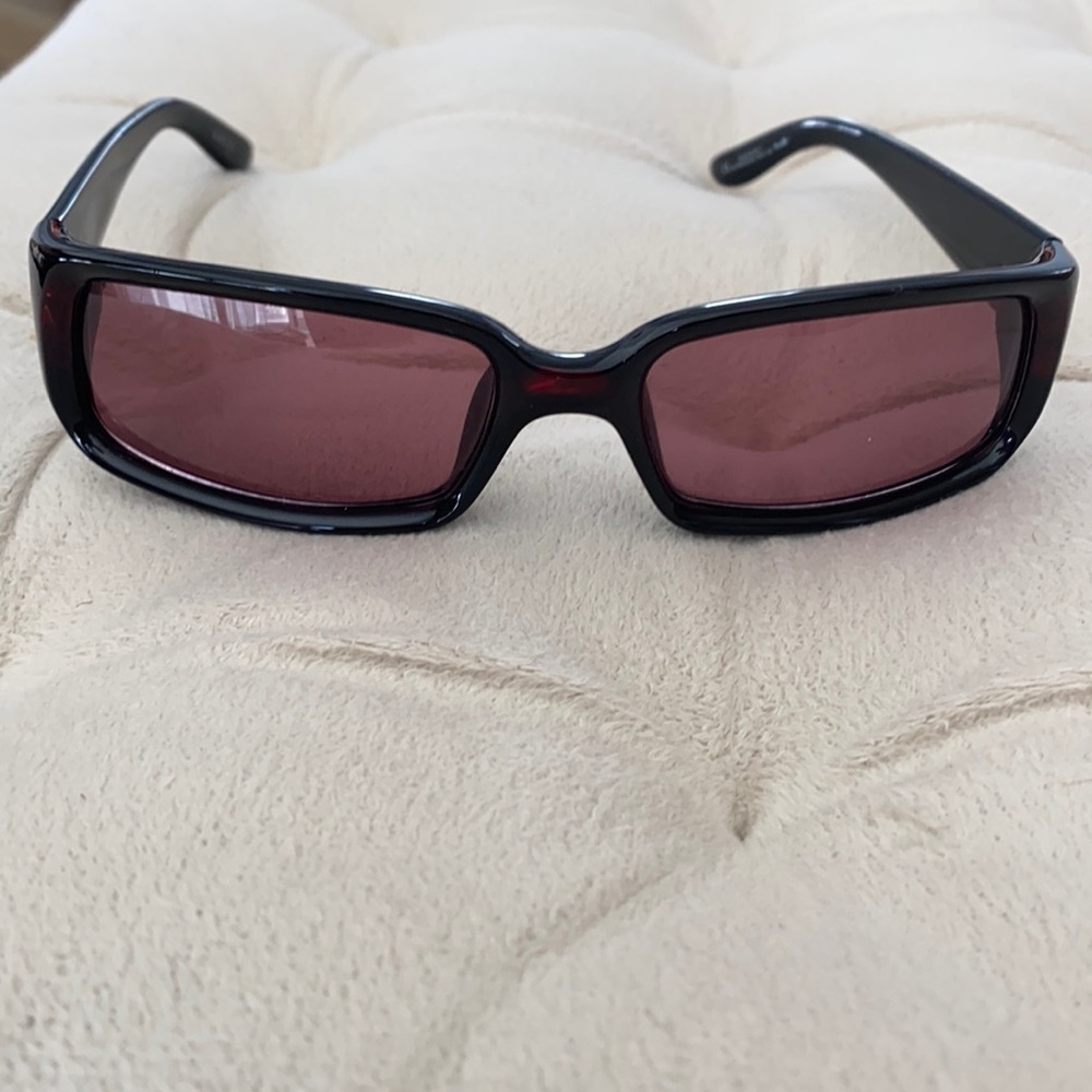 Gucci Black Sunglasses with Pink Lenses